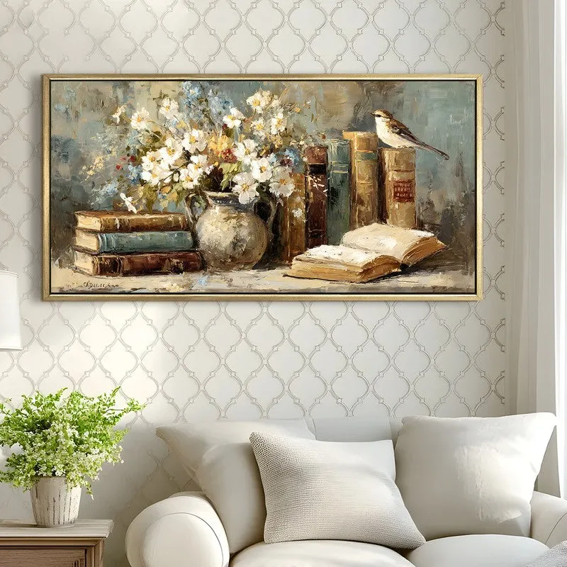 Oldworld Canvas Wall Painting With Frame media 4