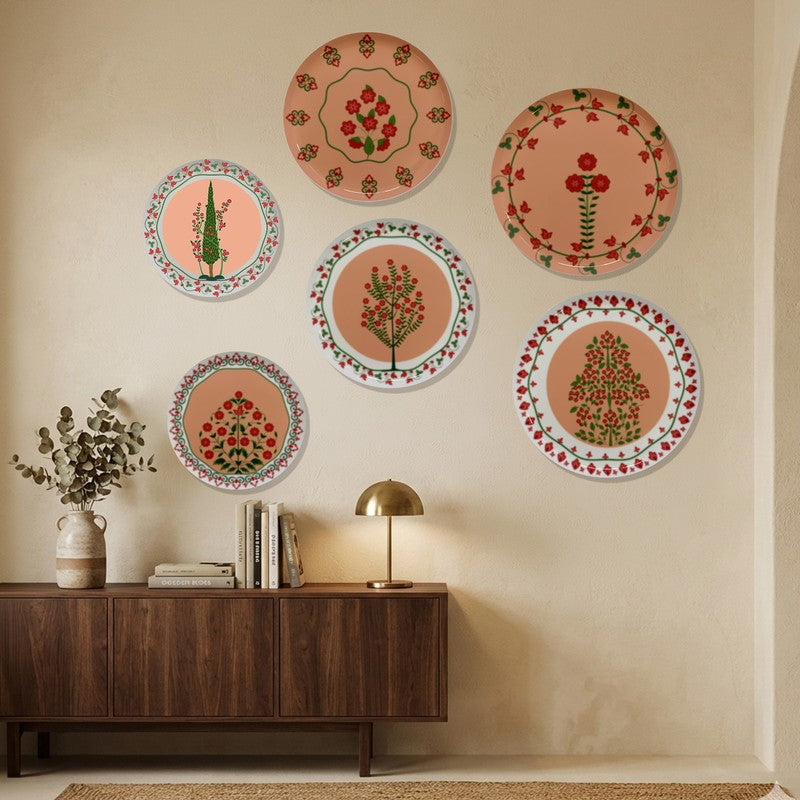 Botanical Royale Metal Wall Plates - Set Of Six media 3