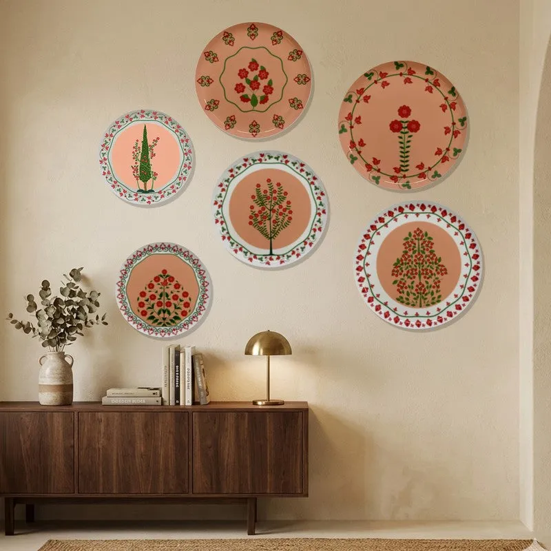 Botanical Royale Metal Wall Plates - Set Of Six media 3