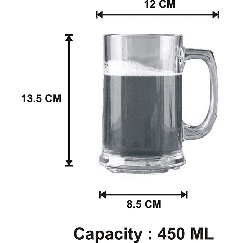 Isaak Beer Mug (450 ML) - Set Of Six media 5