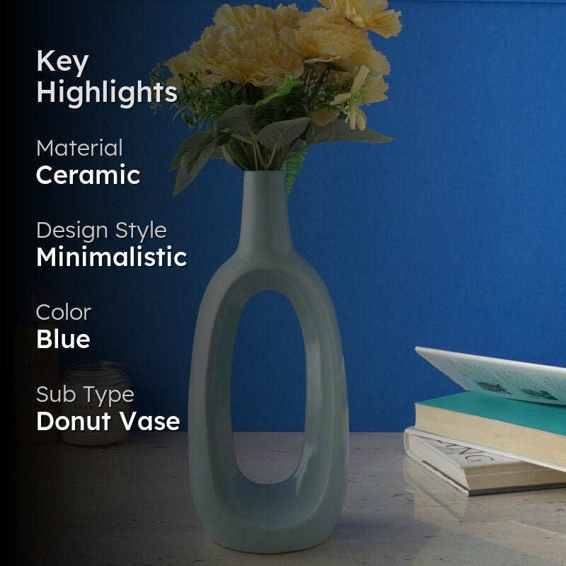 Ring Vase - Blue media 2