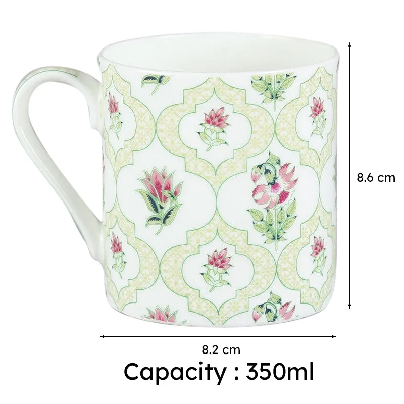 India Circus Circus Petal Bone China Coffee Mug (300 mL Each) - Set Of Two media 7