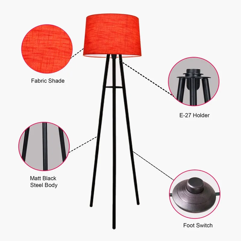 Sleekie Tripod Floor Lamp - Maroon media 4