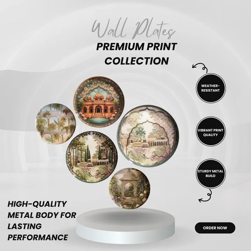 Rajwada Heritage Wall Plates - Set of Five media 7