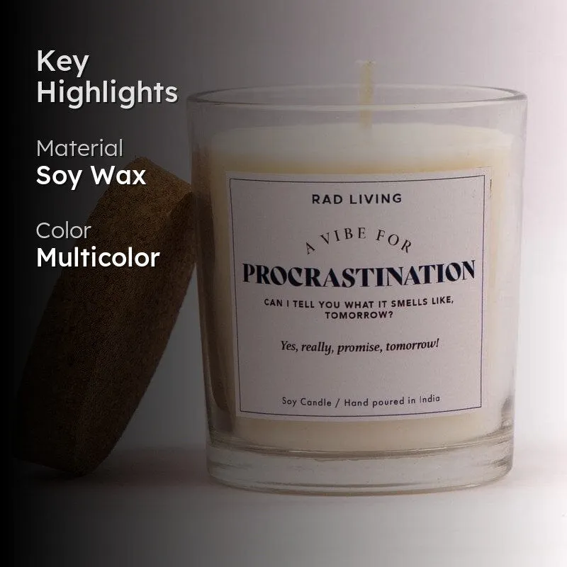 Procrastination - Seaside Scented Candle media 2