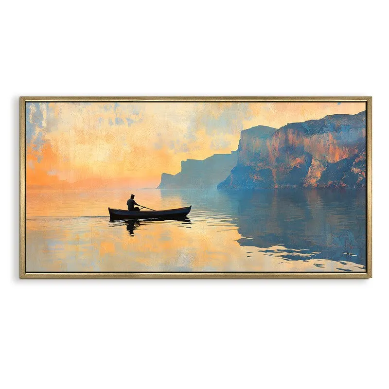 Dawnreach Canvas Wall Painting With Frame media 3