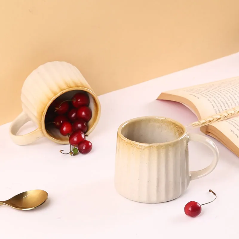 Mirella Ceramic Coffee Mug (250 mL) - Beige media 4