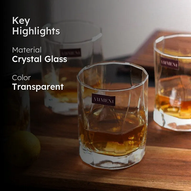 Radiant Ridge Old Fashioned Glasses (310 ml) - Set Of Four media 2