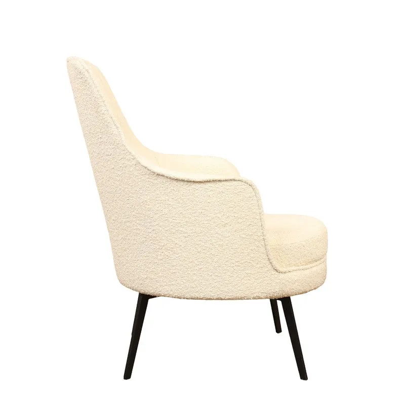 Trendra Neem Wood Lounge Chair - White media 7