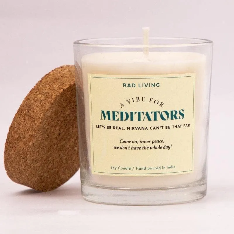 Meditators - Nag Champa Scented Candle media 3