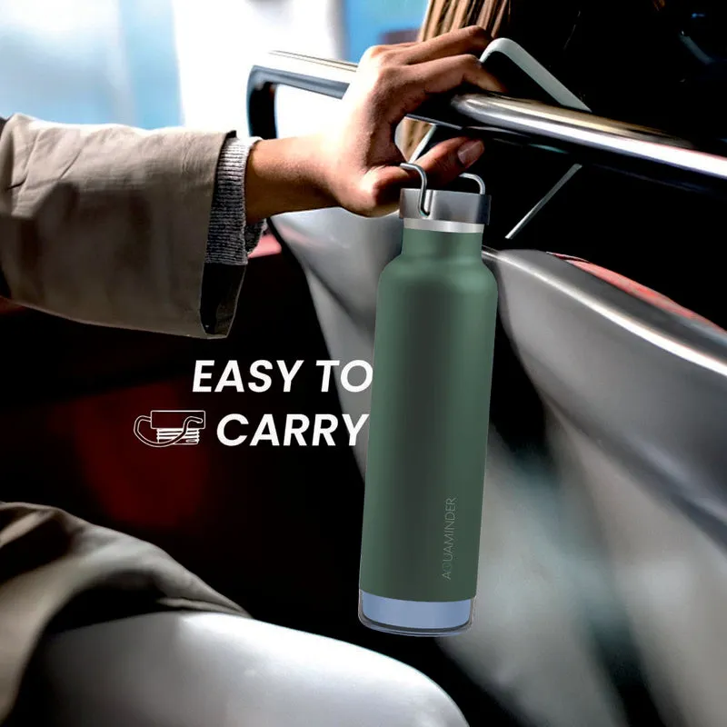 Hot & Cold Mate Smart Water Bottle - Green (600 mL) media 5