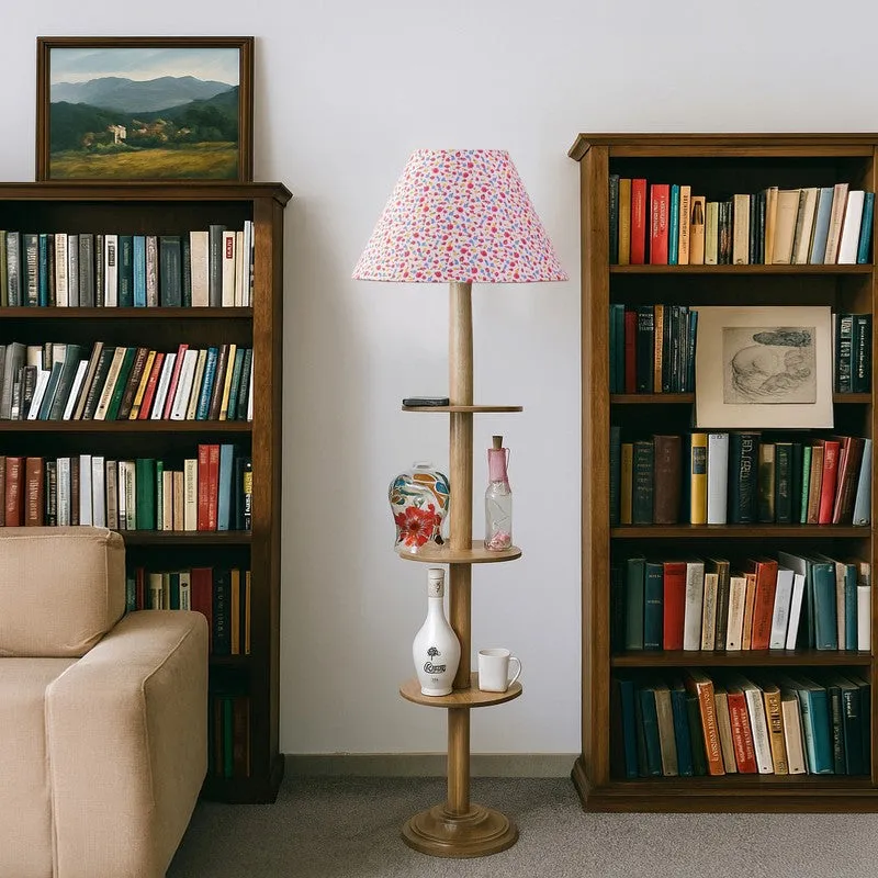 EclipseNova Light Wooden Floor Lamp media 4