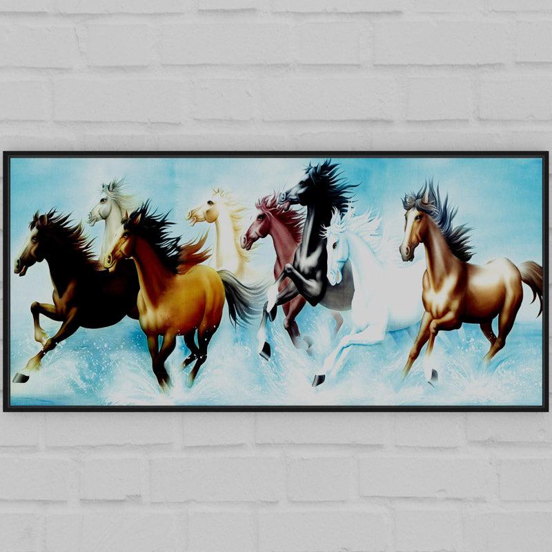 Horse Hira Cotton Canvas Wall Art media 4