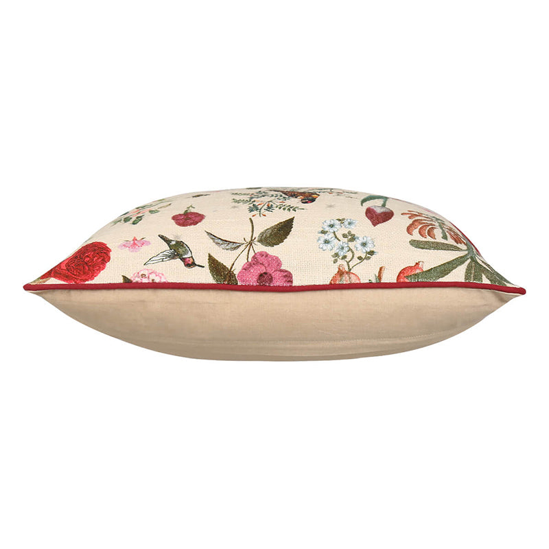 India Circus Botanic Plume Printed Cotton Cushion Cover - Set Of Two media 6