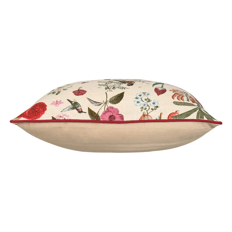 India Circus Botanic Plume Printed Cotton Cushion Cover - Set Of Two media 6