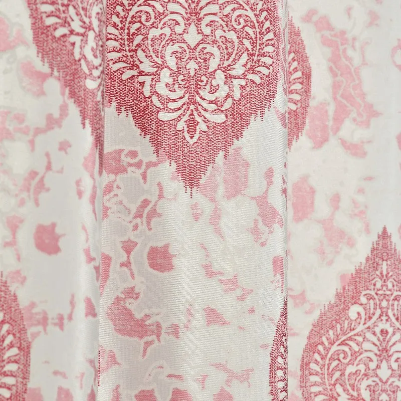 Curtique Printed Curtains (Pink) - Set Of Two media 5