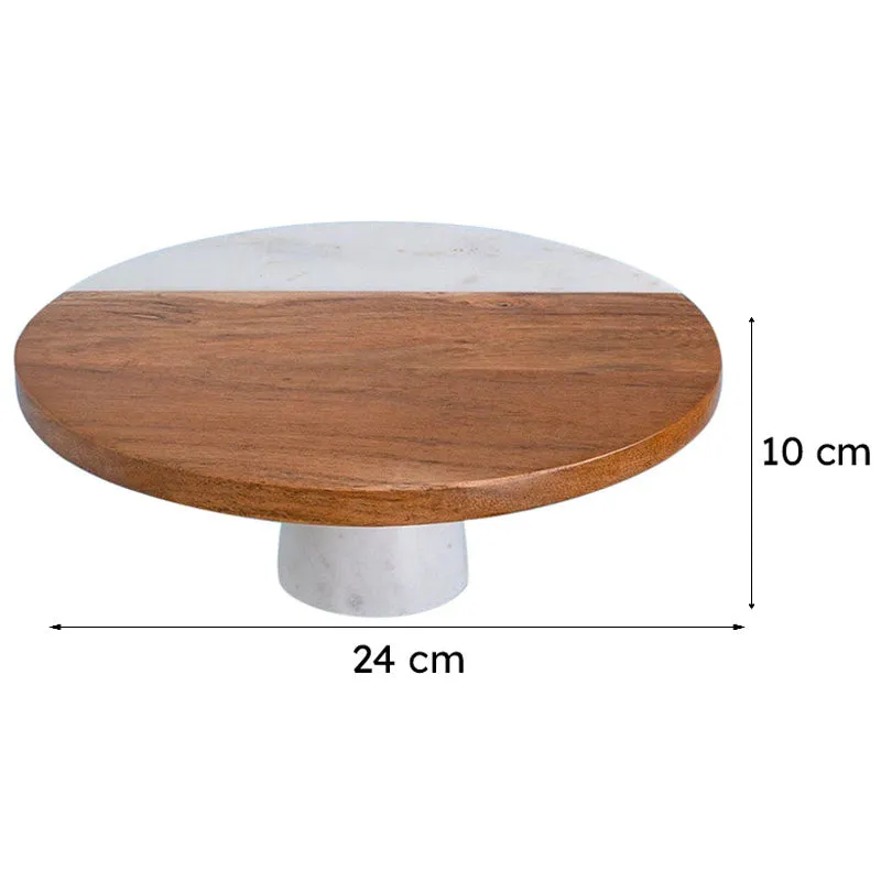 Frost & Timber Marble Cake Stand media 6