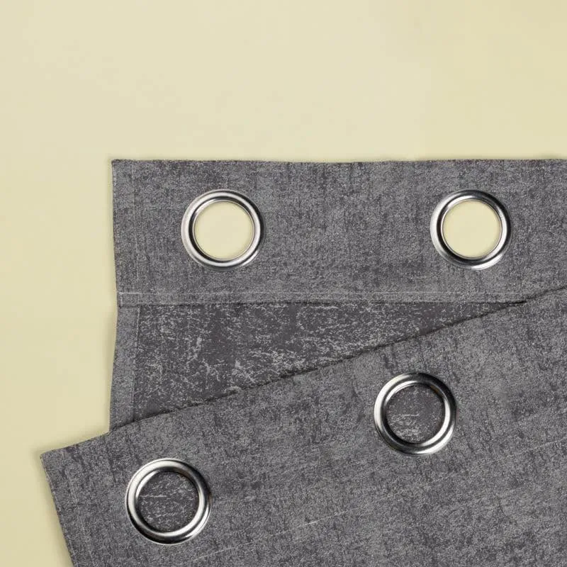 Zephyr Jacquard Single Curtain (Charcoal) media 5