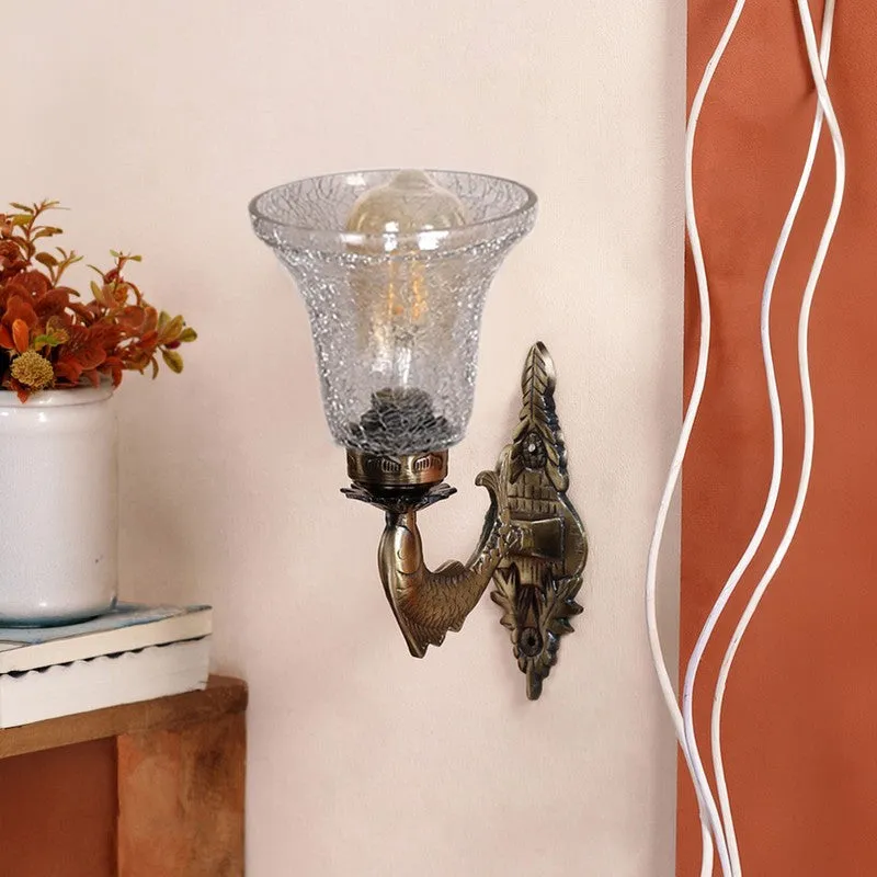 Vintage Crystal Glass Wall Lamp media 4