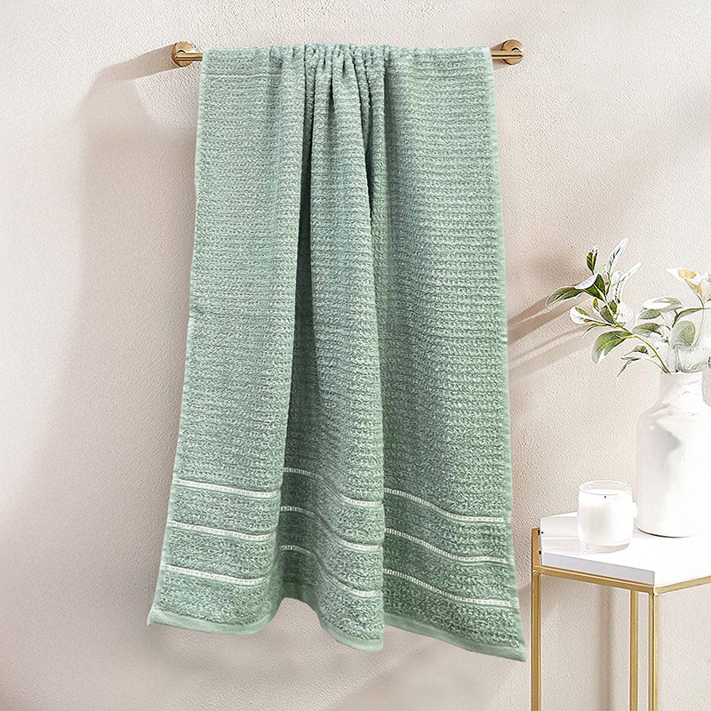 Lisse Cotton Bath Towel - Sage Green - 70 x 150 cms