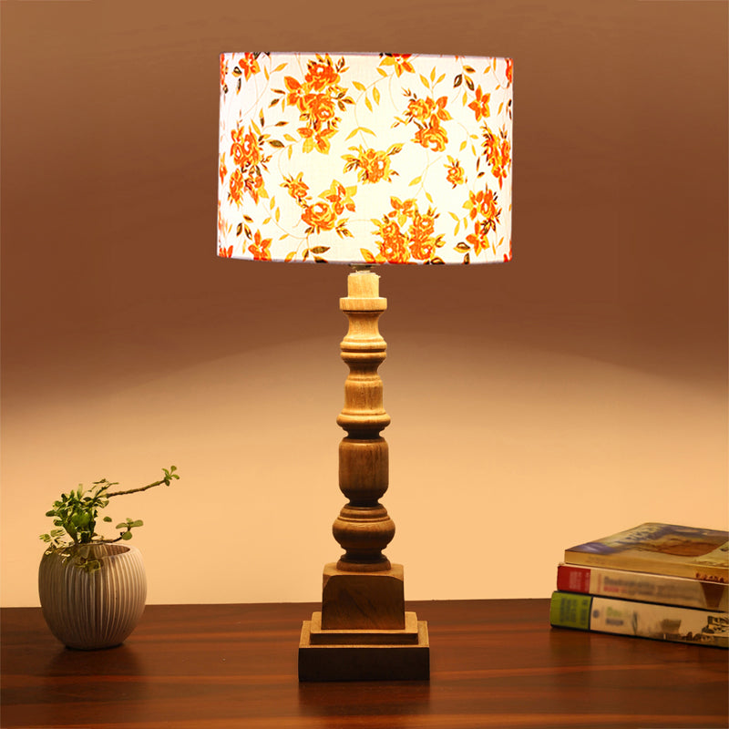Fleur Arbor Wooden Table Lamp