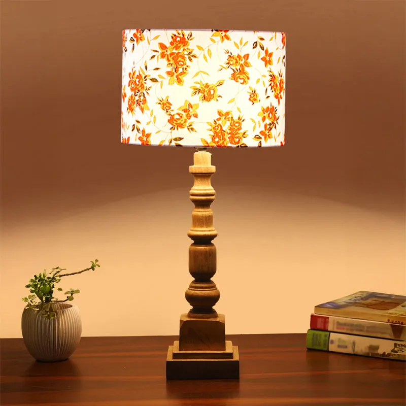 Fleur Arbor Wooden Table Lamp media 1