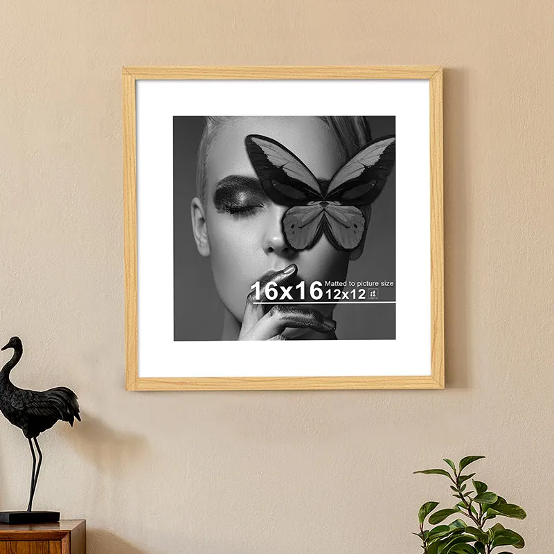 Erato Wooden Photo Frame - Beige media 5