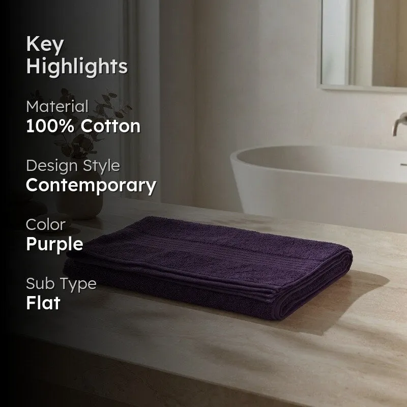 Monte Carlo Dry Nest Pure Cotton Bath Towel - Purple media 2