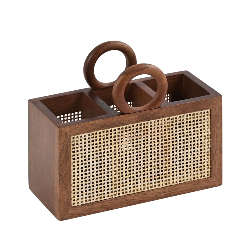 Verrano Wood Cutlery Stand media 3