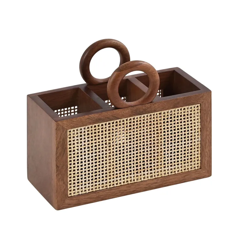 Verrano Wood Cutlery Stand media 3