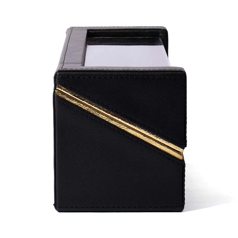 Ceastra Faux Leather Storage Box - Black media 3