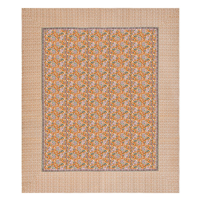 PlushRest Cotton Bedsheet (Brown) - 144 TC media 4
