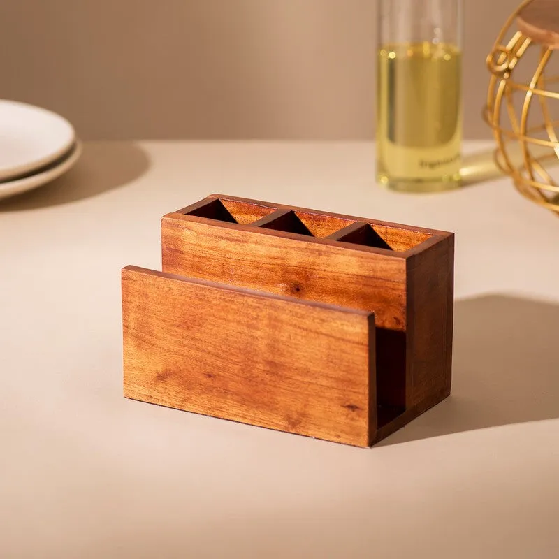 Wudo Wooden Cutlery Holder media 6