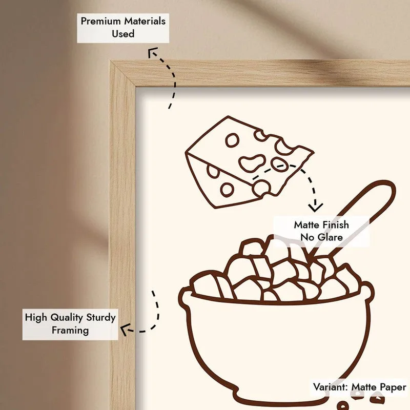 Soft Serve Archival Canvas Wall Art - Brown media 8