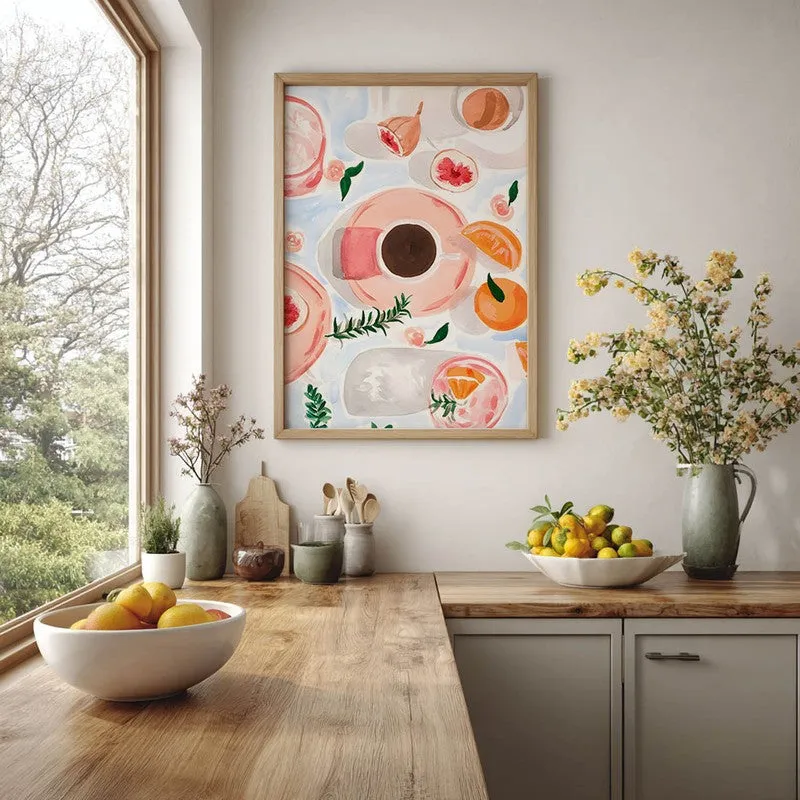 ZestySip Archival Canvas Wall Art - Brown media 5