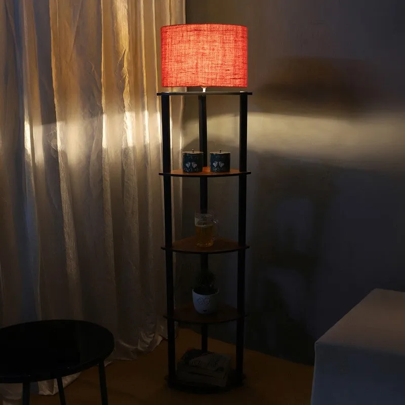 Cylindra Shimmer Floor Lamp (Pink) media 5