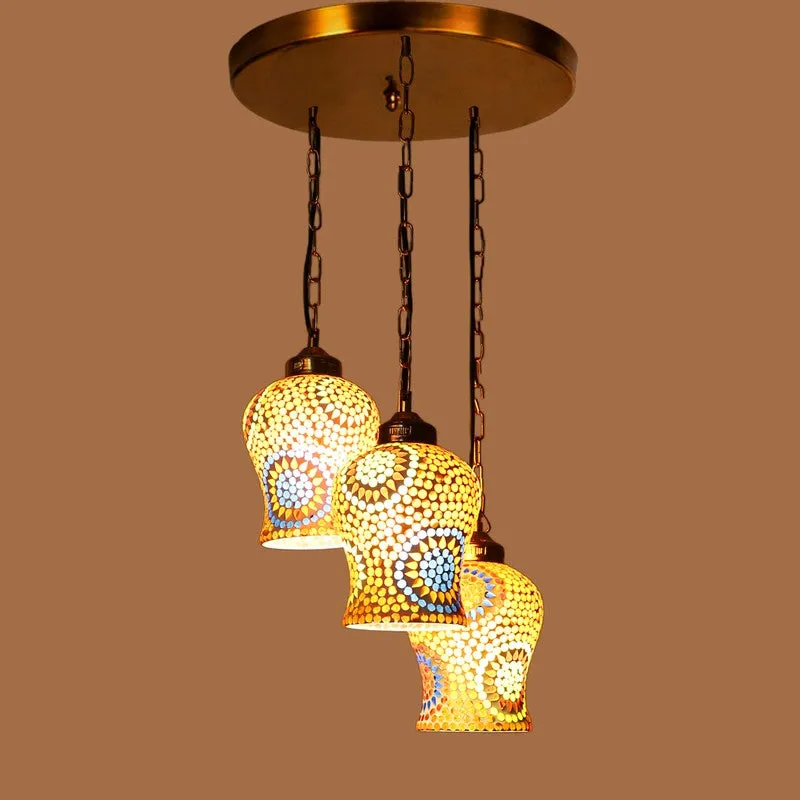 Tintara Glow Glass Ceiling Lamp - Multicolor media 5