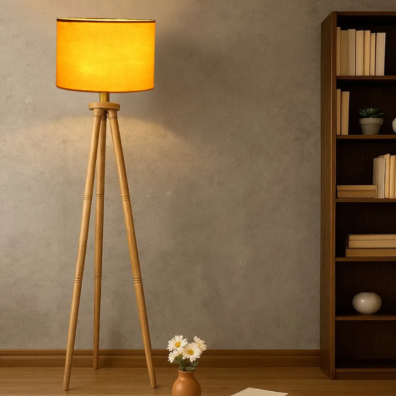 Cotin I Tripod Floor Lamp - Yellow media 1