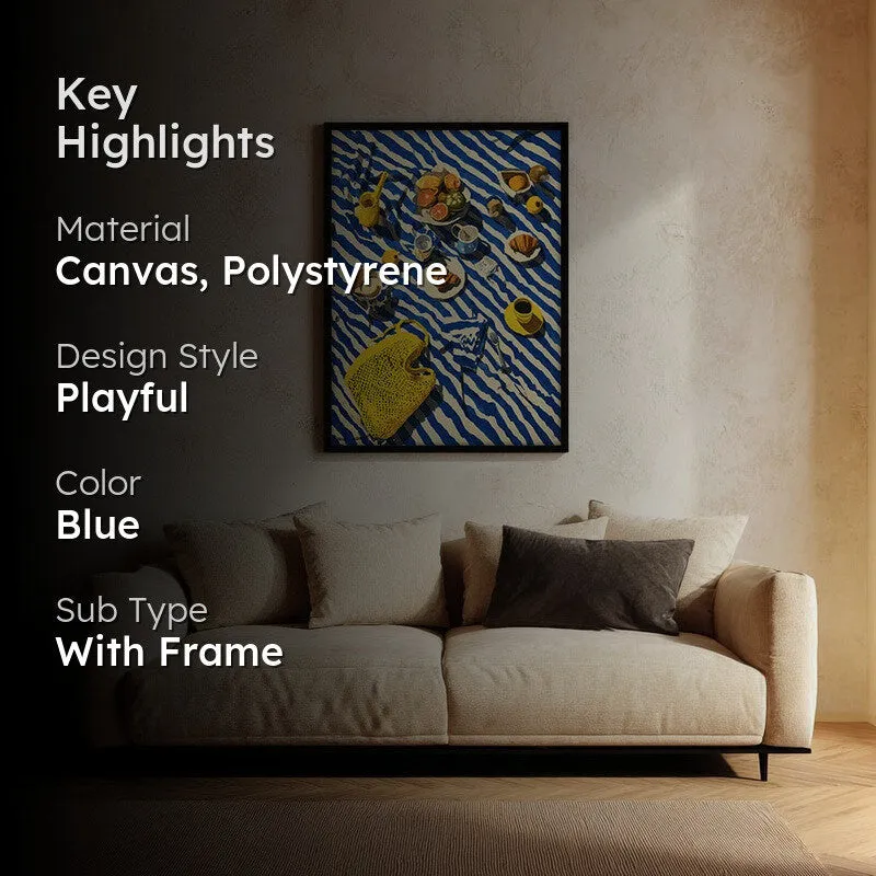 Bistrova Canvas Wall Painting With Black Frame media 2