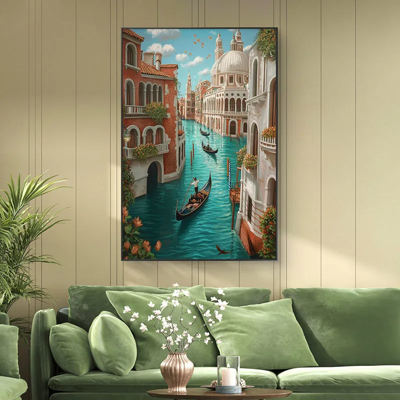 Venetian Waterways Wall Painting media 4