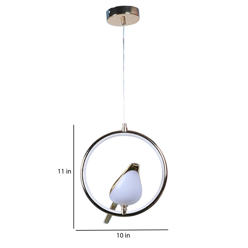 Avian Halo Iron Ceiling Lamp - Round media 11
