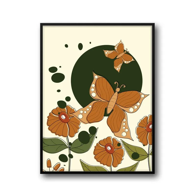Verdant Visions Archival Canvas Wall Art - Black Frame media 8