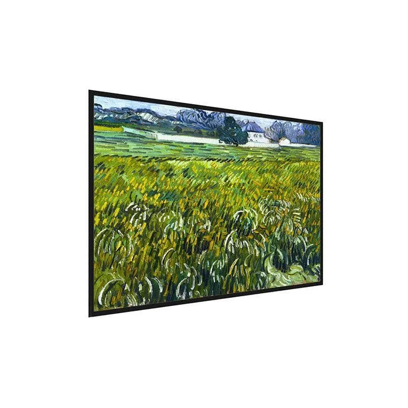 House at Auvers Canvas Wall Painting - Black Frame media 3