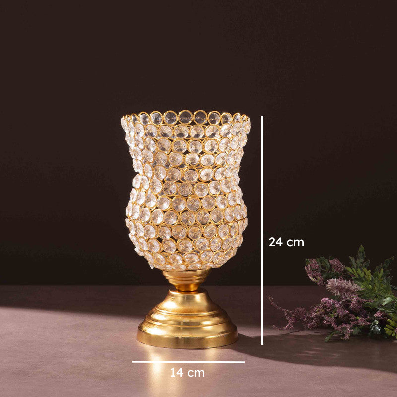 Irellis Blossom Vase - Gold media 5