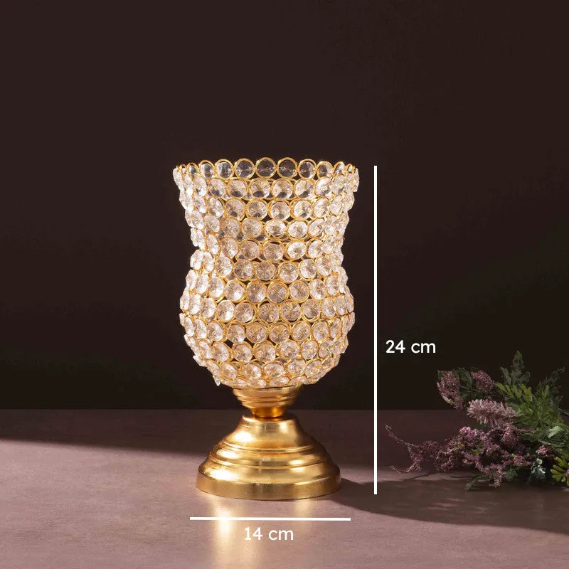 Irellis Blossom Vase - Gold media 5
