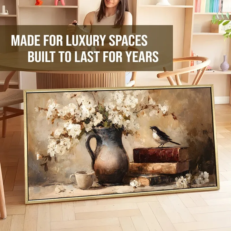 Gentletones Canvas Wall Painting With Frame media 5