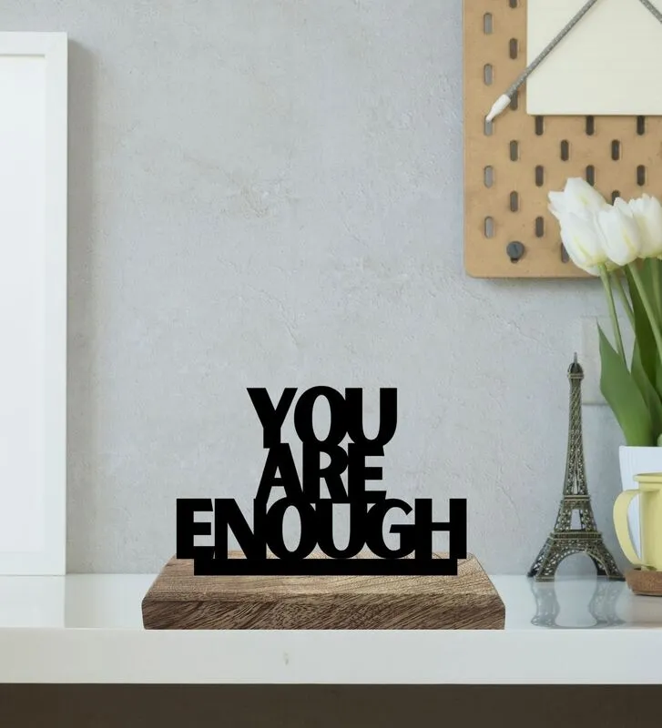 Empowerment & Enigma Typography Showpiece - Set Of Two media 4
