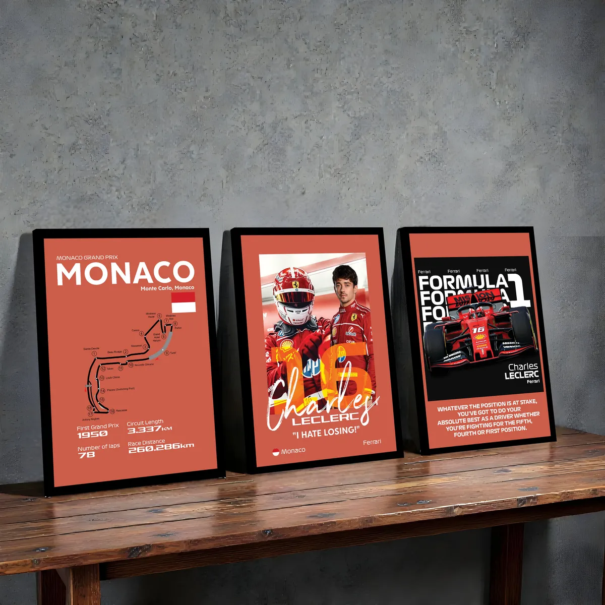 Monaco Grand Prix Formula 1 Wall Art Collection - Set Of Three media 4