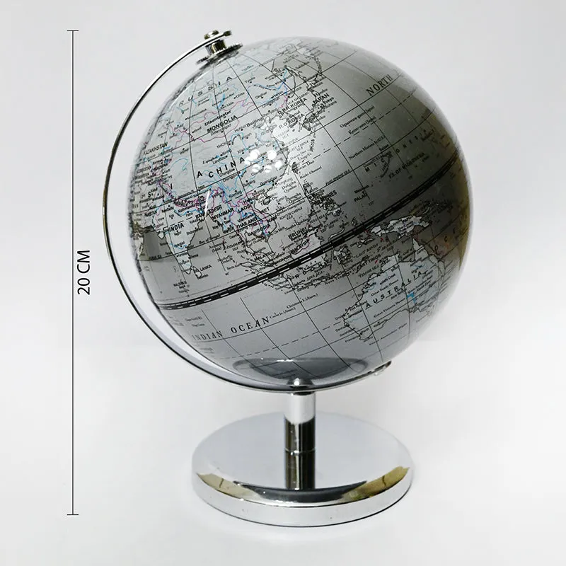 Around The World Metal Showpiece - Grey media 7