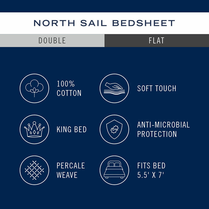 Nautica Mosaic Luxe Geometric Cotton Bedsheet (Red) - 160 TC media 7